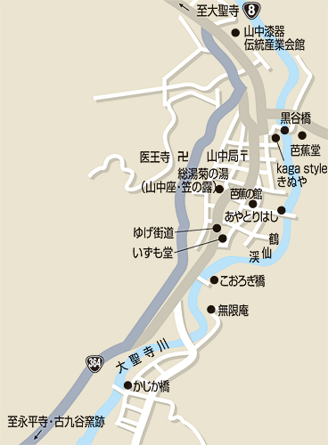 山中温泉マップ
